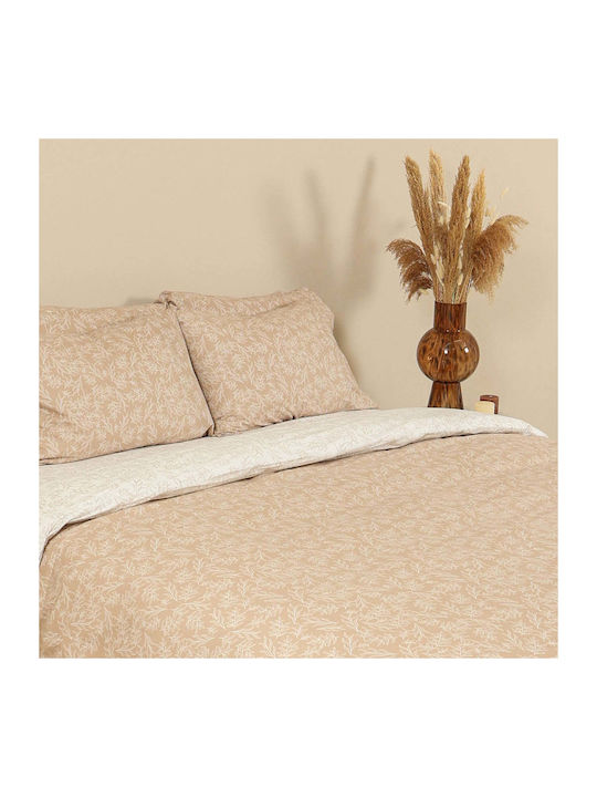 White Fabric Baumwolle Bettbezug Einzel 170x250...