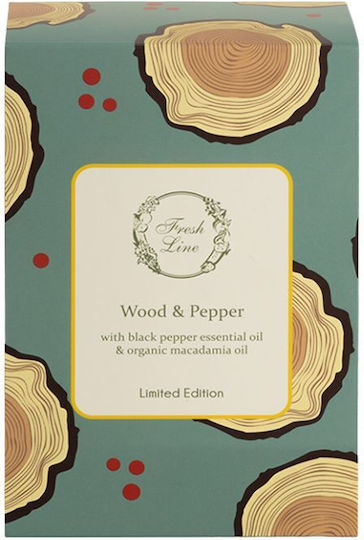 Fresh Line Wood & Pepper Σετ Περιποίησης για Ενυδάτωση & Καθαρισμό Σώματος 2τμχ