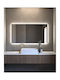 Quadratischer Badezimmerspiegel 42x90cm