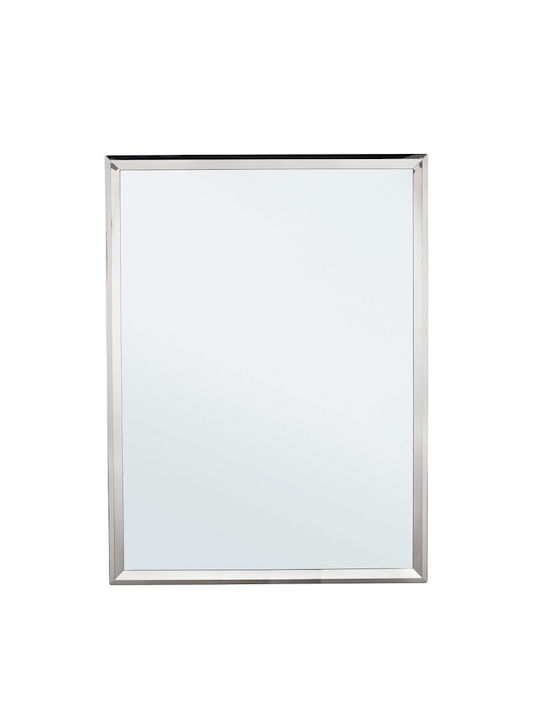 Bizzotto Lyrian Wall Mirror with Silver Metal F...