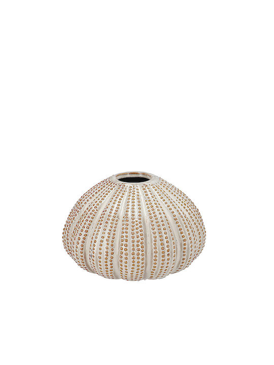 Zaros Decorative Beige Vase 6xH10cm