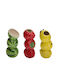 Vază Ceramică Pepene Galben Căpșună 10,5x8,5x19,8cm