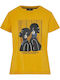 Women's T-shirt Mustard