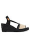 Women's Platforms In Espadrille Style Beige