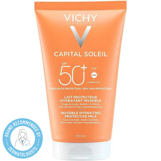 Vichy Capital Soleil Waterproof Sunscreen Face & Body Milk SPF50+ 150ml