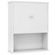 Costway Bathroom Laundry Cabinet 75x21x60cm White