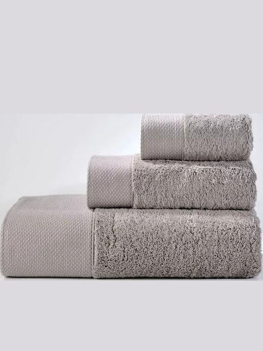 Down Town Home Πετσέτα Χεριών New Rosa Linen Βάρους 600gr/m²