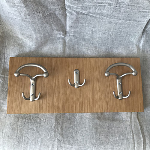 Wooden Wall Hanger 8 Hooks 45x19x3cm Wooden Wall Hanger 8 Hooks 45x19x3cm
