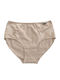 Damen-Slips Mit Spitze Beigen