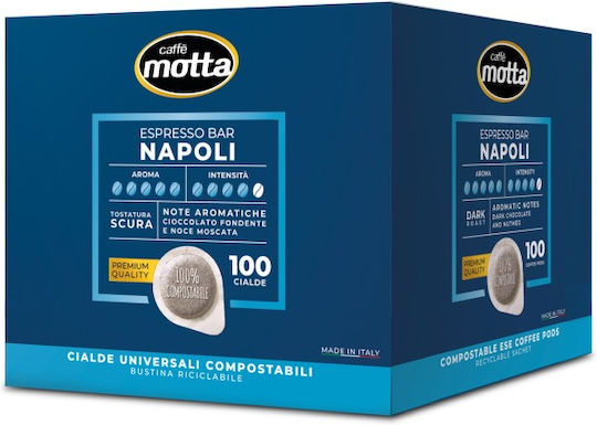 Caffe Motta Capsule Espresso Compatibile cu Mașini E.S.E. Pod 100 bucăți