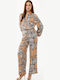 Women's Fabric Trousers Multicolour