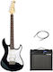 Yamaha Pac-012 Bl Ii Electric Guitar Black Line 6 Spider V 30 Amplifier Bundle