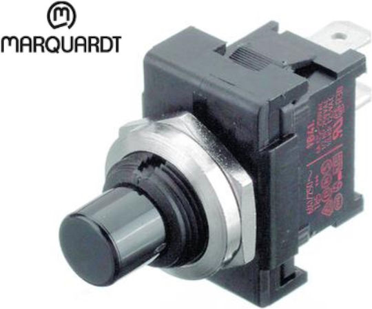 Rocker Pushbutton Switch 1 X On-off Single Pole Spst 2 Pin 6a/250vac 23.9x16.6x23mm Marquardt 1841.1101 Quick Connect Terminal 4.8 X 0.8