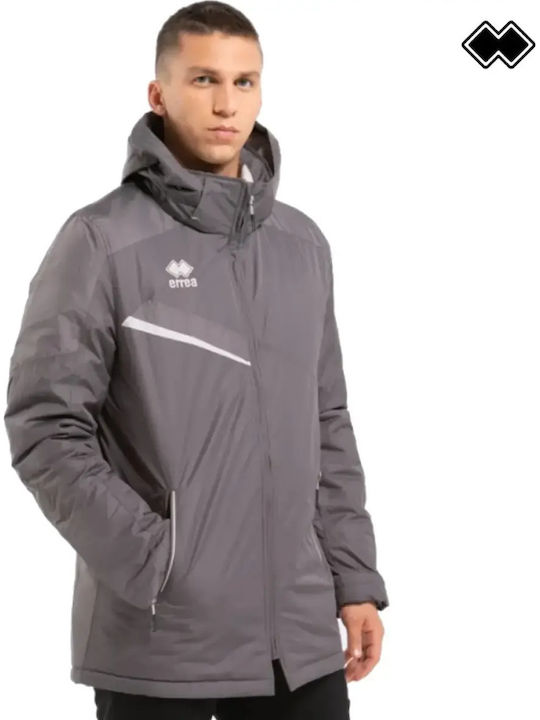 Errea Iceland 3.0 Winter Puffer Winddicht Gray ...