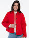 Kurze Damenjacke Für Winter Cardinal Rot