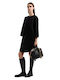 Dress with 3/4 Sleeve Black