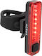 Smart Οπισθιο Φως Ποδηλατου Acrux Accumulator Flashing Light Usb 221522 Μαύρο
