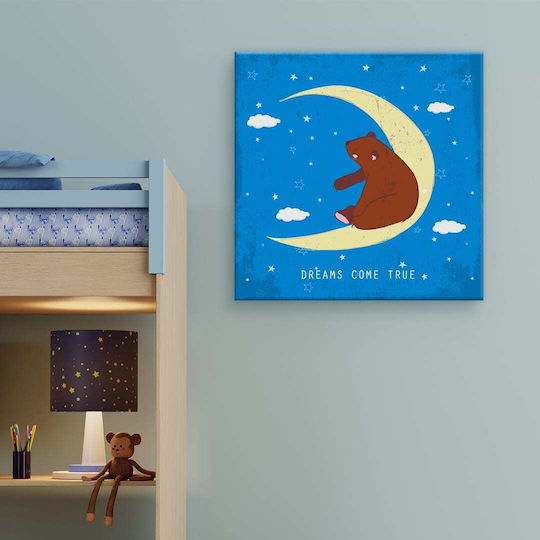 Caravelshop Παιδικός Πίνακας σε Καμβά 30x30εκ.