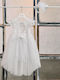 Aslanis Baby White Baptism Dress with Lace