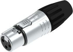 Seetronic Scmf3bk Plug XLR 3pin Female Black Finish Plug XLR 3pin Female Black Finish