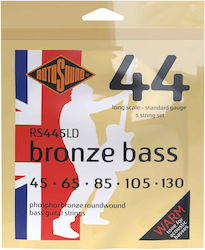 Rotosound Струни За Акустичен Бас Бронзов Бас Rs445ld 45-130 Rotosound Струни За Акустичен Бас Бронзов Бас Rs445ld 45-130