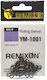 Remixon Ym‑1001 Rollendes Draht-Spaltring – Korrosionsbeständiges Schwarznickel #4/0