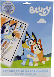 Bluey Colouring Numbers Set 24 Τεμ