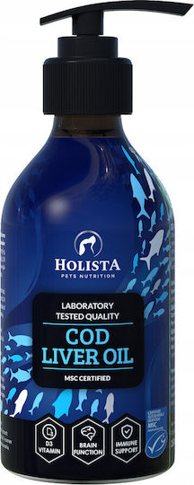 Holista Πολυβιταμίνες Σκύλου και Γάτας σε Έλαιο 500ml για Ηπατικές Παθήσεις