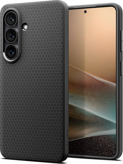 Spigen Liquid Air Handyhülle Silikon Matt Schwarz Galaxy S26+