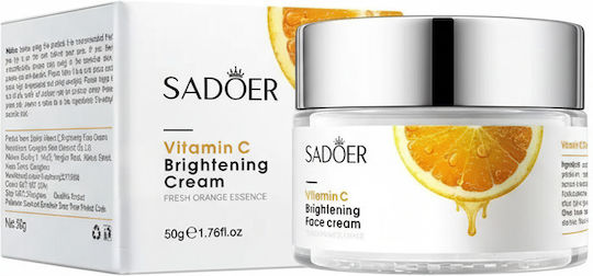 Sadoer Vitamin C Brightening Cremă de Față pentru Hidratare, Reconstrucție și Strălucire cu Vitamina C 50gr