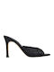 Mules With Low Heel In Black Colour