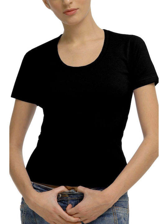 Helios Short Sleeve Black Women's Tank Top