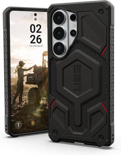 UAG Monarch Pro Umschlag Rückseite Aramidfaser Schwarz Galaxy S26 Ultra