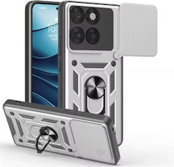 Bodycell Back Cover Metallic Silver (Motorola E...