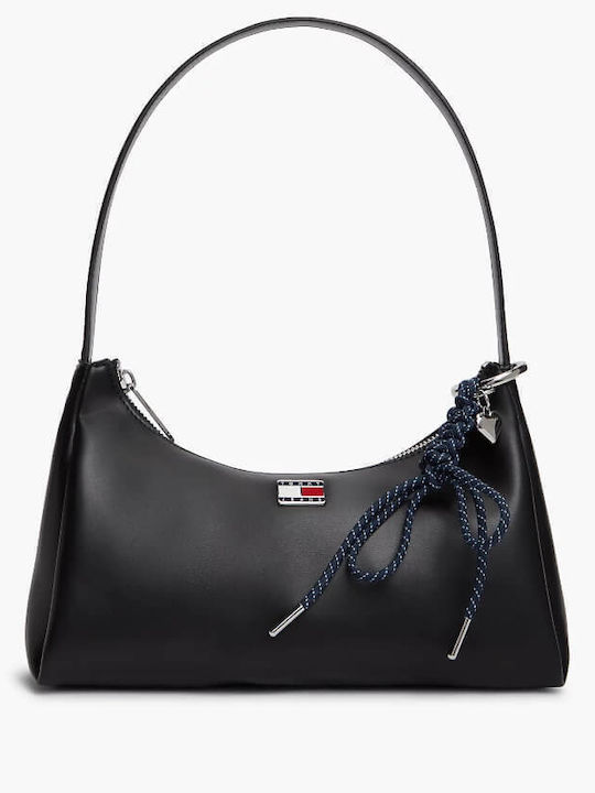 Tommy Jeans Γυναικεία Τσάντα Χειρός Μαύρη