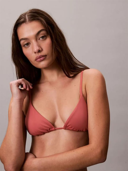 Calvin Klein Бикини Триъгълник Dusty Cedar