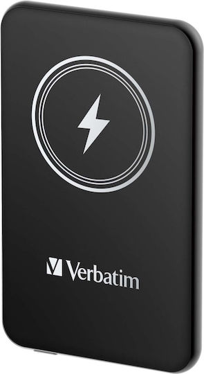 Verbatim Power Bank 5000mAh 15W με Θύρα USB-C Μαύρο