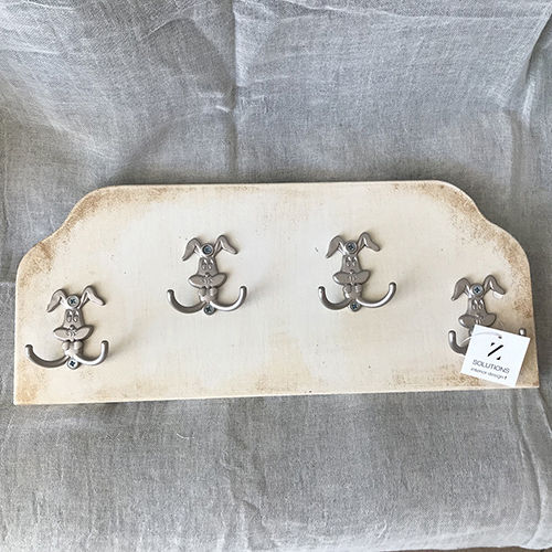 Wooden Wall Hanger 8 Hooks 45x18x4cm Wooden Wall Hanger 8 Hooks 45x18x4cm