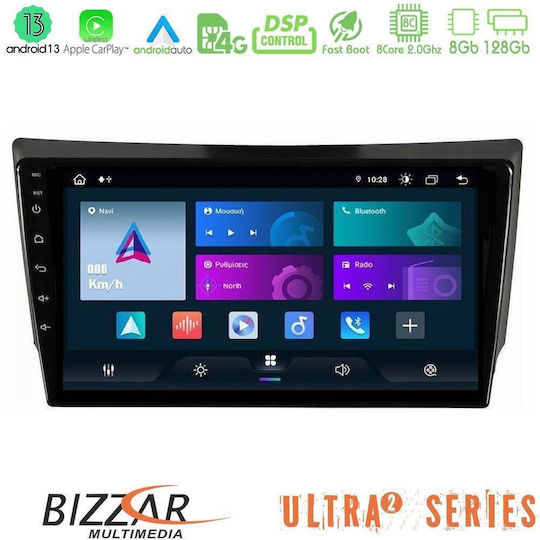 Bizzar Ηχοσύστημα Αυτοκινήτου για Ssangyong Rexton 2002-2006 (Bluetooth/USB/WiFi/GPS/Apple-Carplay/Android-Auto) με Οθόνη Αφής 9"