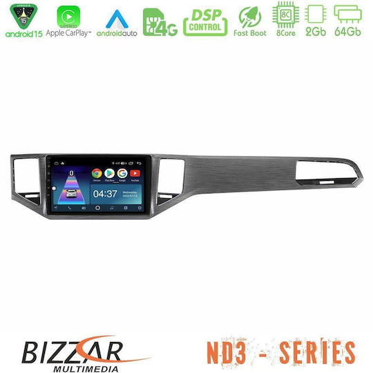 Bizzar Ηχοσύστημα Αυτοκινήτου για Volkswagen Sportsvan 2014-2020 (Bluetooth/USB/WiFi/GPS/Apple-Carplay/Android-Auto) με Οθόνη Αφής 9"
