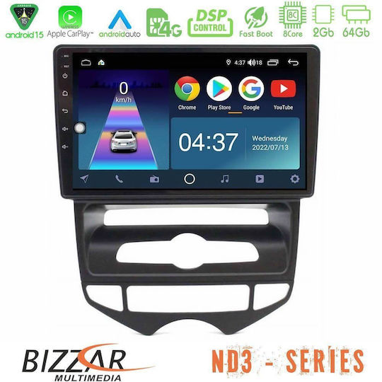 Bizzar Car Audio System for Hyundai ix20 2010-2020 with A/C (Bluetooth/USB/WiFi/GPS/Apple CarPlay/Android Auto) with 10" Touch Screen