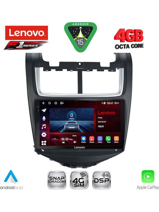 Lenovo Car Audio System for Chevrolet Aveo 2014-2017 Bluetooth USB WiFi GPS Apple CarPlay Android Auto with 9" Touch Screen