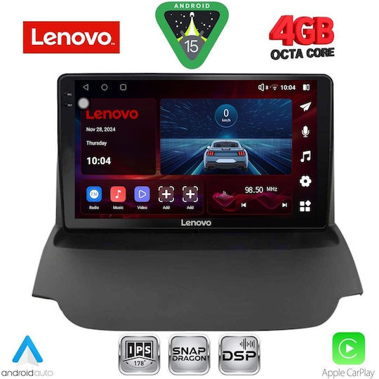 Lenovo Car Audio System for Ford EcoSport 2012-2018 Bluetooth USB WiFi GPS Apple CarPlay Android Auto with 9" Touch Screen