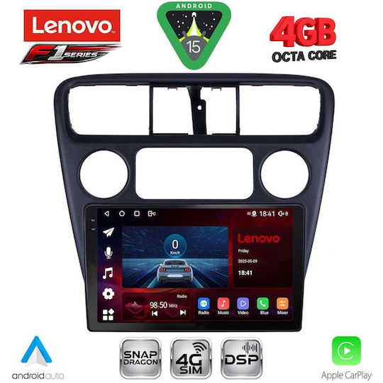 Lenovo Car Audio System for Honda Accord 1998-2004 (Bluetooth/USB/WiFi/GPS/Apple CarPlay/Android Auto) with 9" Touch Screen
