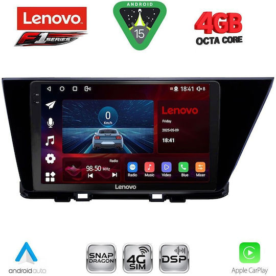 Lenovo Car Audio System for Kia Niro 2017-2021 (Bluetooth/USB/WiFi/GPS/Apple CarPlay/Android Auto) with 9" Touch Screen