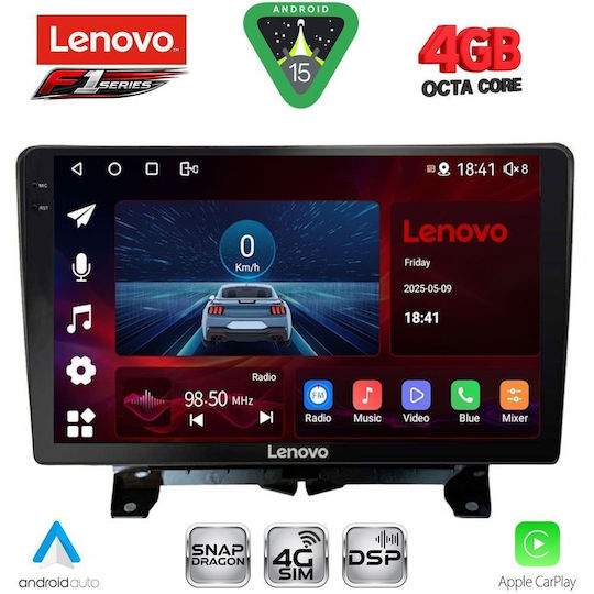 Lenovo Ηχοσύστημα Αυτοκινήτου για Land Rover Discovery / Range Rover Sport 2004-2009 (Bluetooth/USB/WiFi/GPS/Apple-Carplay/Android-Auto) με Οθόνη Αφής 9"
