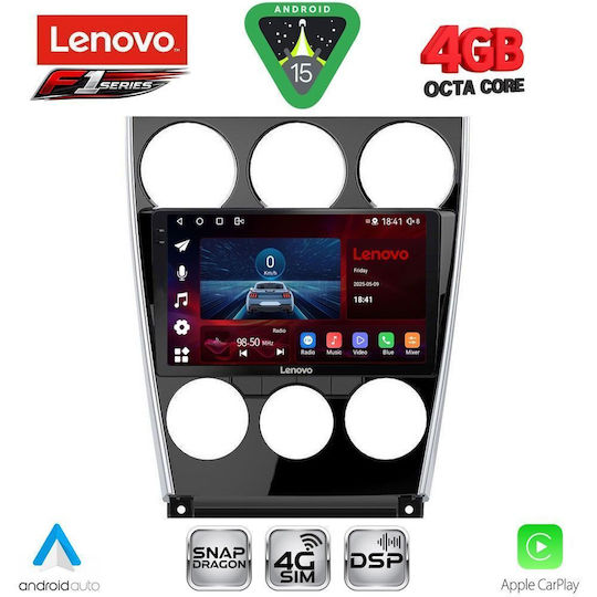 Lenovo Car Audio System for Mazda 6 2005-2008 Bluetooth USB WiFi GPS Apple CarPlay Android Auto with 9" Touch Screen