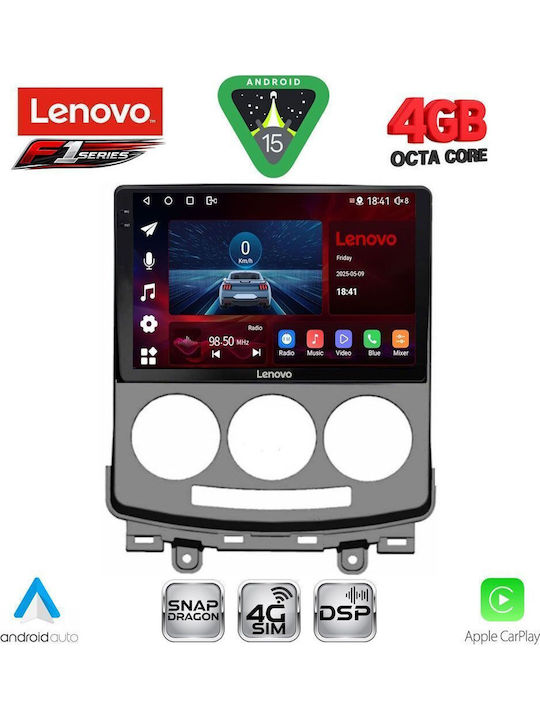 Lenovo Car Audio System for Mazda 5 2004-2010 Bluetooth USB WiFi GPS Apple CarPlay Android Auto with 9" Touch Screen