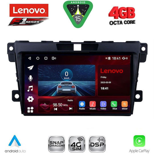 Lenovo Car Audio System for Mazda CX-7 2006-2012 Bluetooth USB WiFi GPS Apple CarPlay Android Auto with 9" Touch Screen
