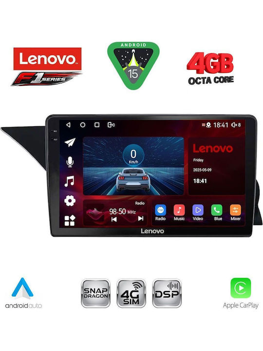 Lenovo Car Audio System for Mercedes-Benz GLK 2008-2012 Bluetooth USB WiFi GPS Apple CarPlay Android Auto with 9" Touch Screen